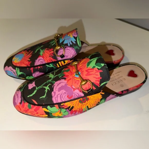 Gucci x Ken Scott Floral Mules - Picture 2 of 5